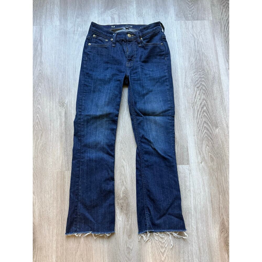 J. Crew 9" Demi Boot Crop Denim Jeans, women's size 24